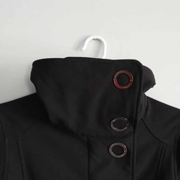 Lululemon Women's Sz 4 Black Audrey Full Zip Fitted Fleece High Neck Jacket - Picture 5 of 16